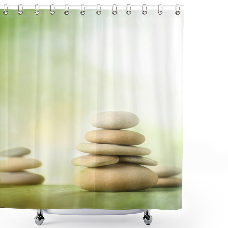 Personality  Rock Garden Shower Curtains