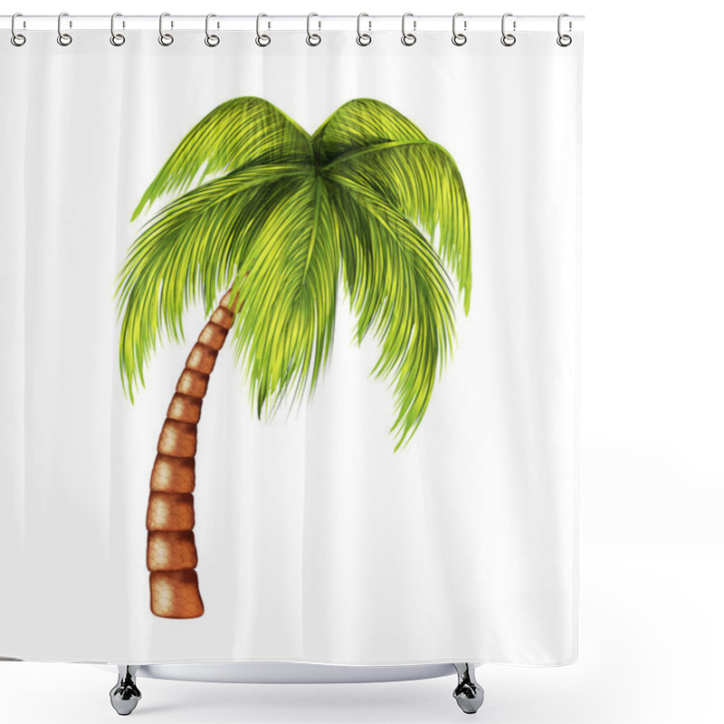 Personality  Palm Tree Shower Curtains