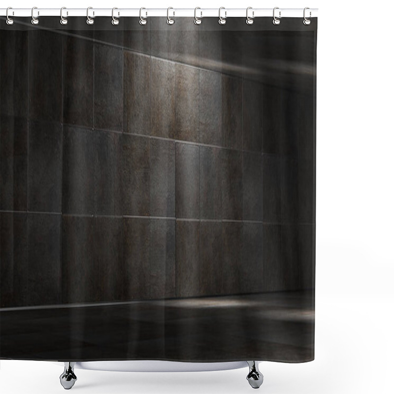 Personality  Space Environment, Ready For Comp Of Your Characters.3D Renderin Shower Curtains