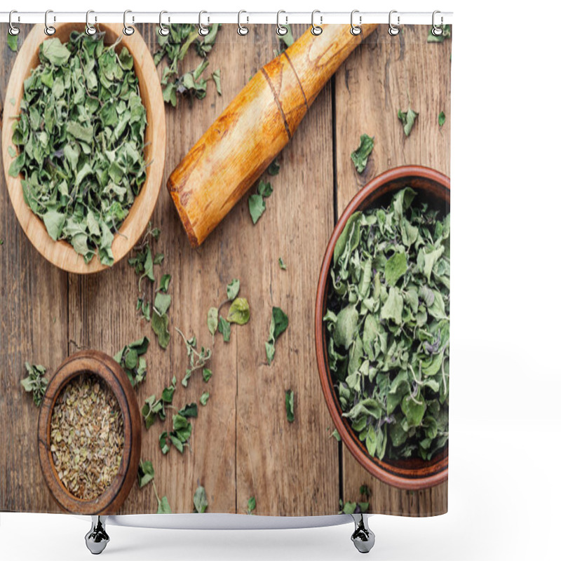 Personality  Dried Marjoram Herb Shower Curtains