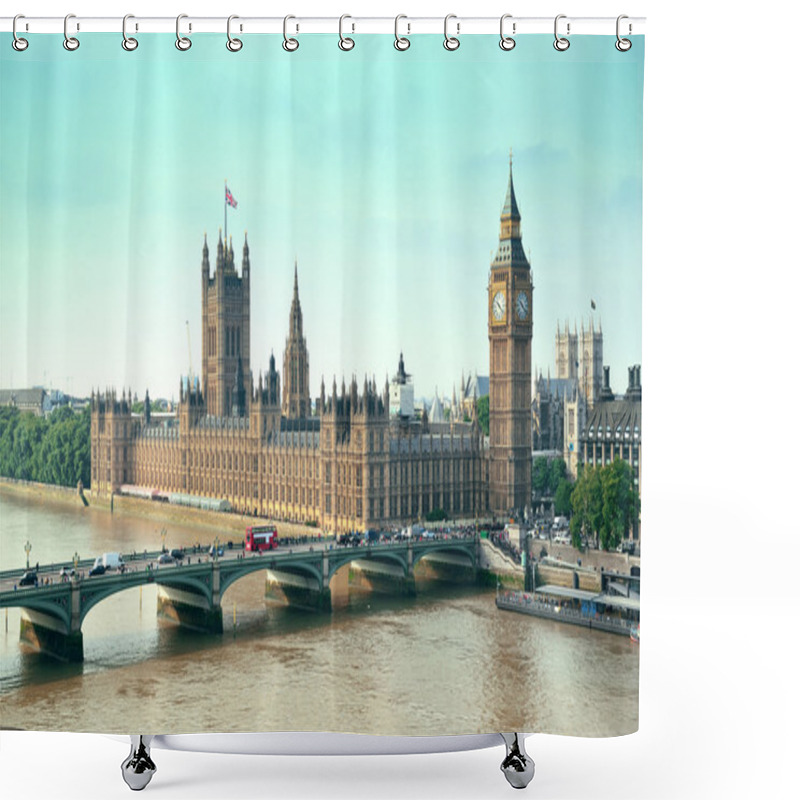 Personality  London Westminster With Big Ben Shower Curtains