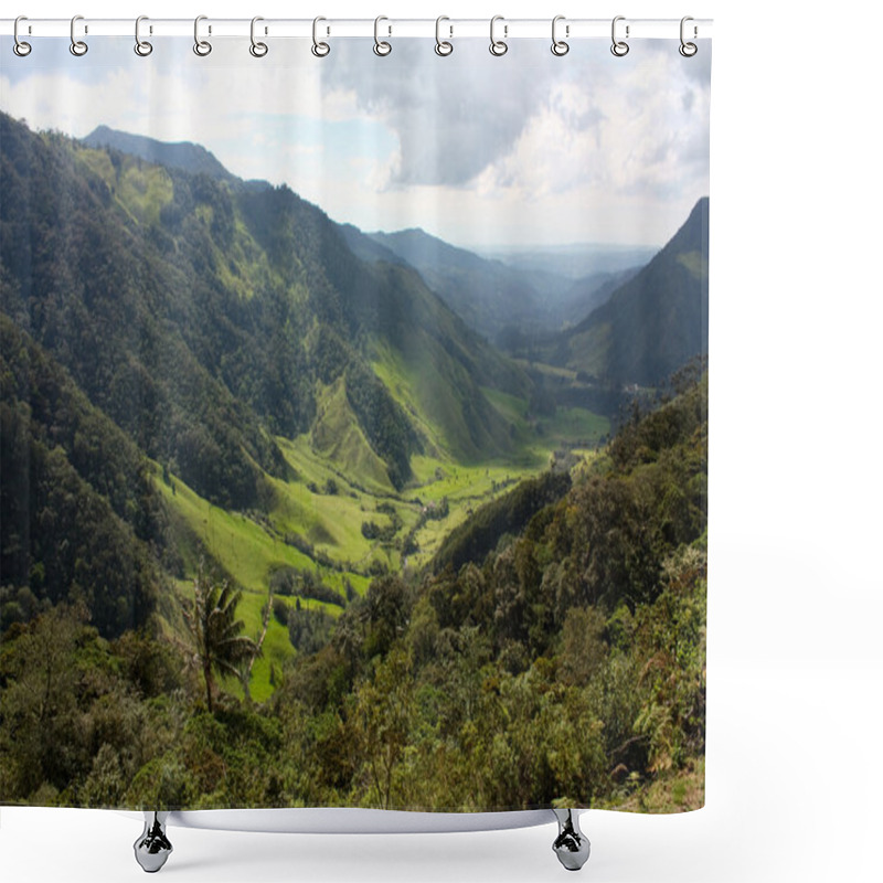 Personality  Cocora Valley Shower Curtains