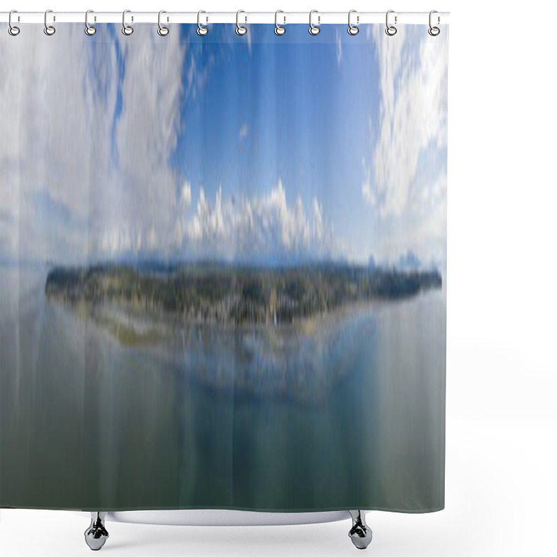 Personality  Birch Bay Washington Waterfront Coast Panorama Shower Curtains