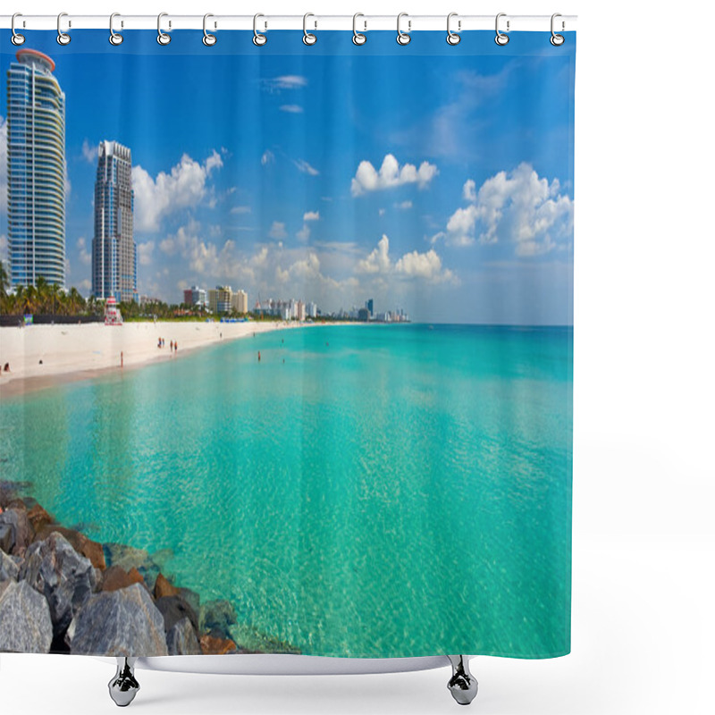 Personality  South Beach, Miami, Florida Shower Curtains