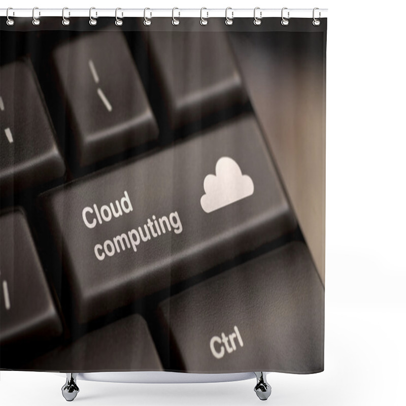 Personality  Cloud Computing Shower Curtains