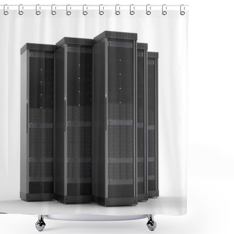 Personality  Server Computer Cluster  Shower Curtains