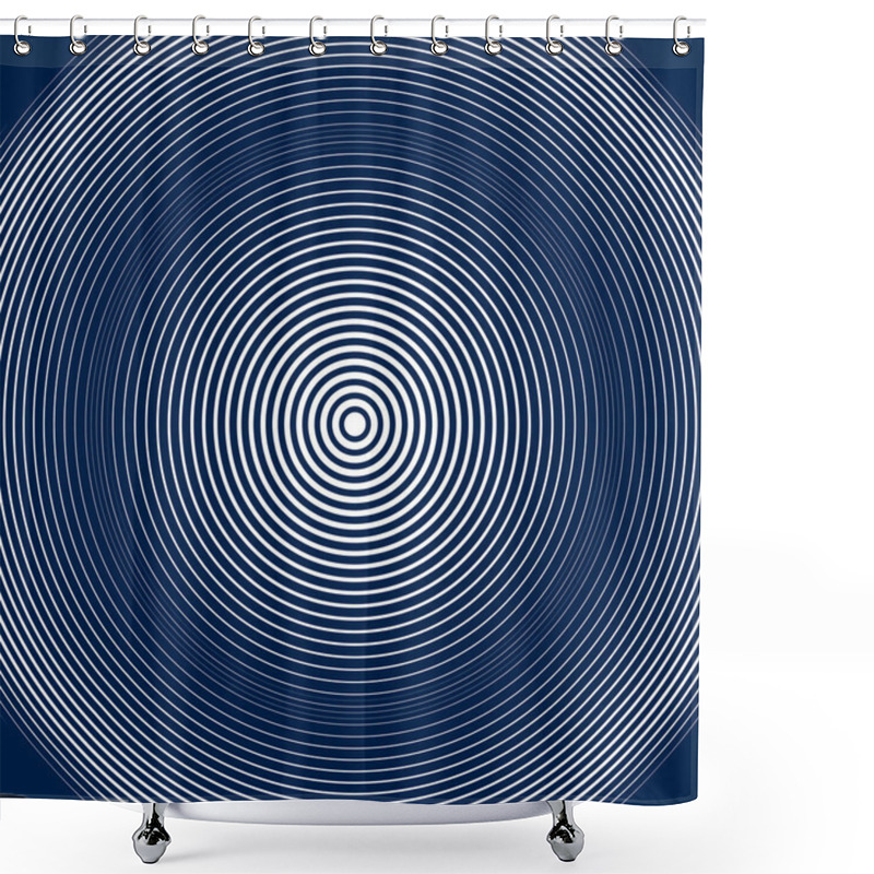 Personality  Relaxing Hypnotic Backdrop Shower Curtains