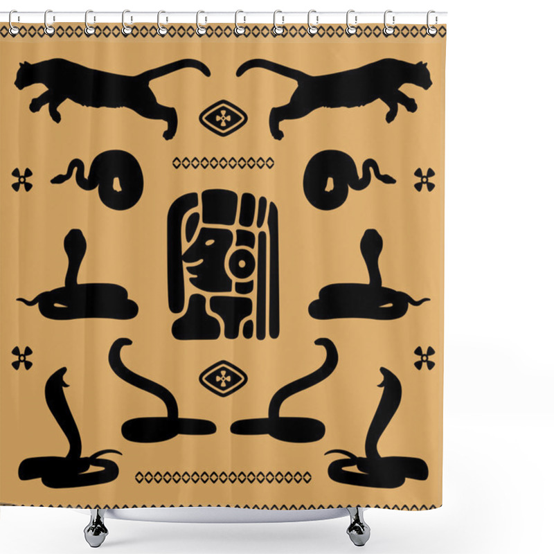 Personality  Ethnic Ornament Shower Curtains