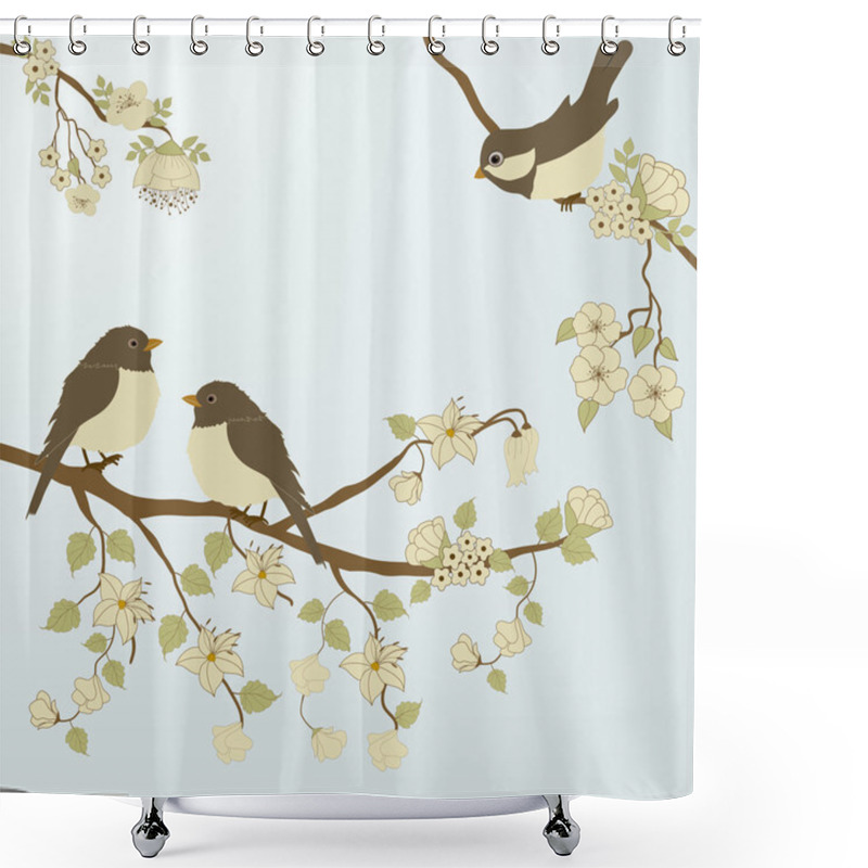 Personality  Spring Shower Curtains