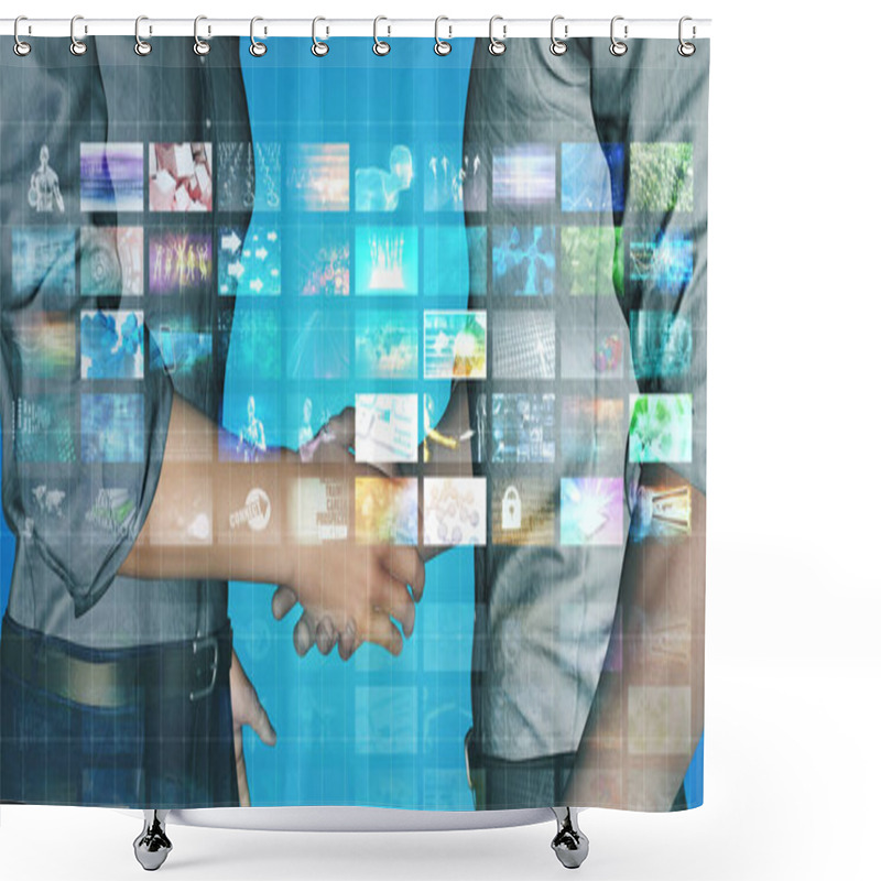 Personality  Project Management Concept Art Shower Curtains