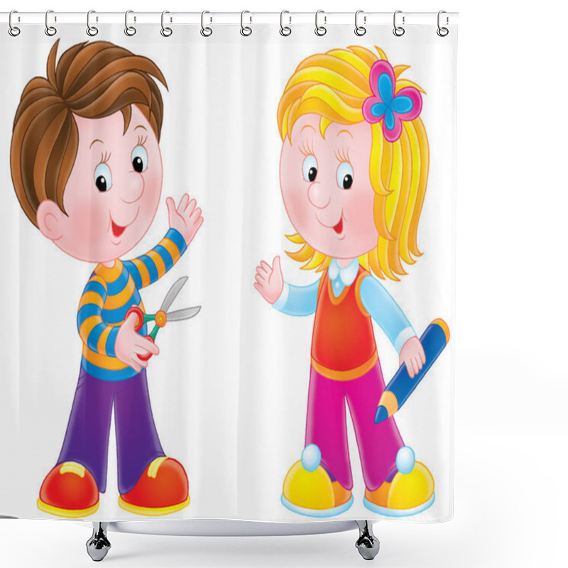 Personality  Children Shower Curtains