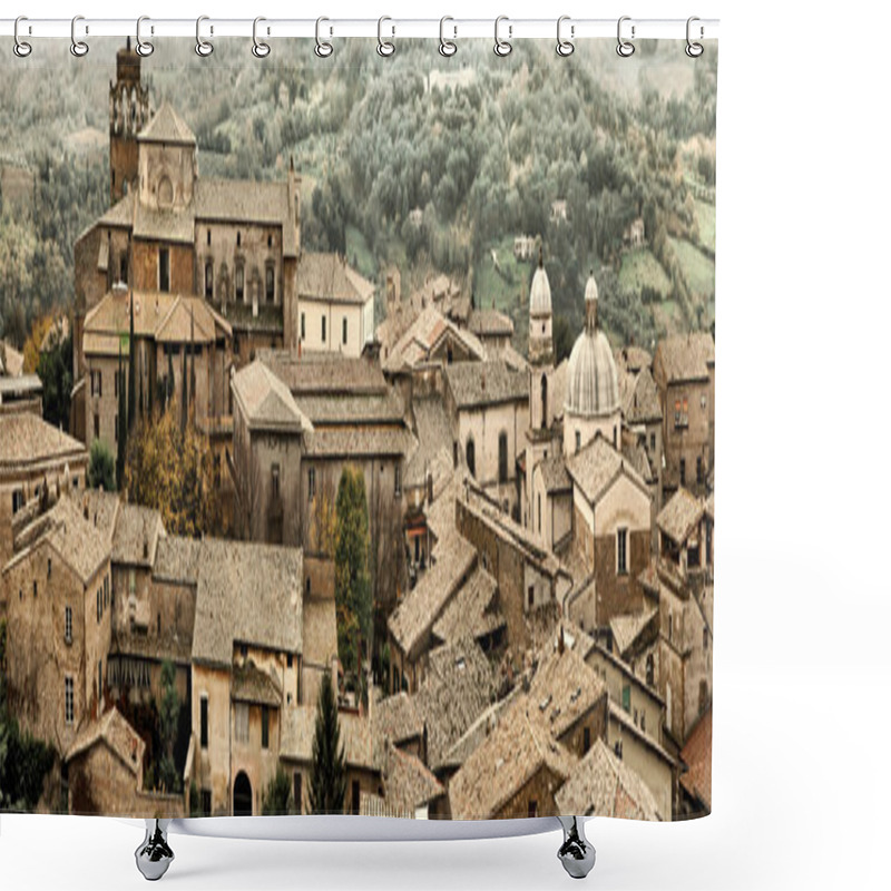 Personality  View Over Orvieto, A Medieval Hill Town In Umbria, Italy Shower Curtains