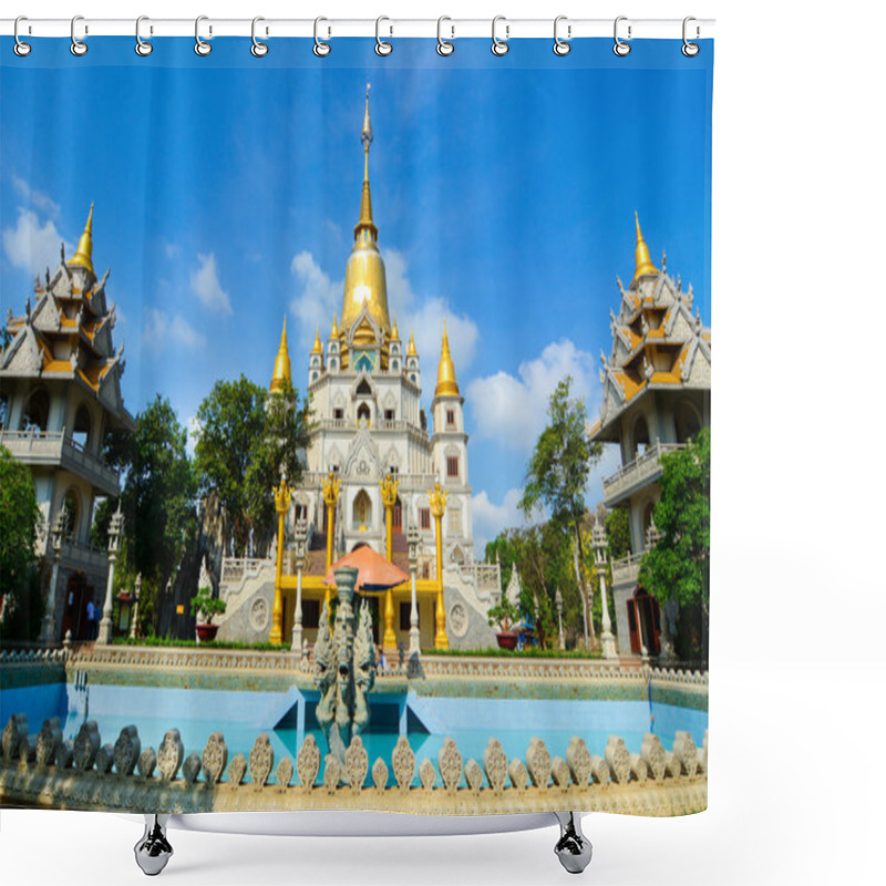 Personality  Thai-style Temple In Saigon, Vietnam Shower Curtains