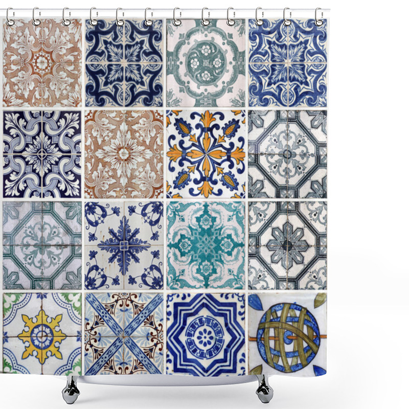 Personality  Lisbon Tiles Shower Curtains