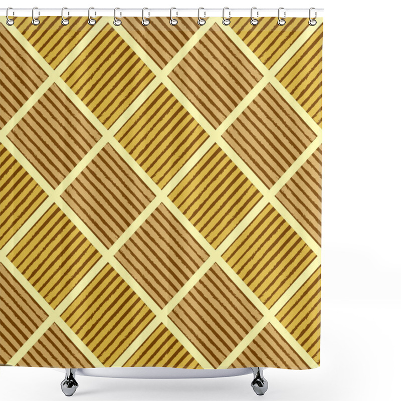 Personality  Seamless Background Pattern With Chalk Stripes Motifs Shower Curtains