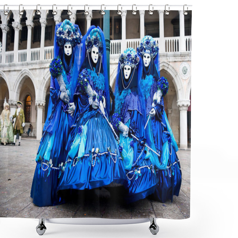 Personality  Venice Mask, Carnival. Shower Curtains