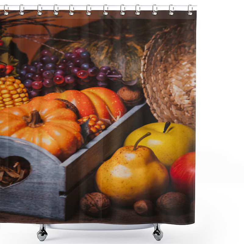 Personality  Happy Thanksgiving Shower Curtains