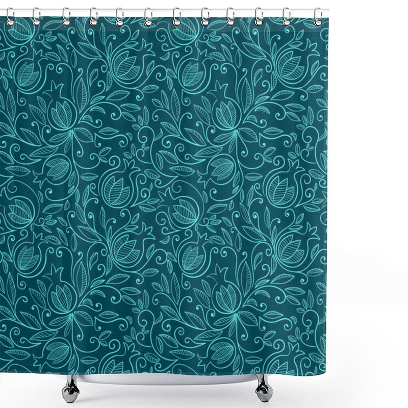 Personality  Pomegranate Seamless Pattern Shower Curtains