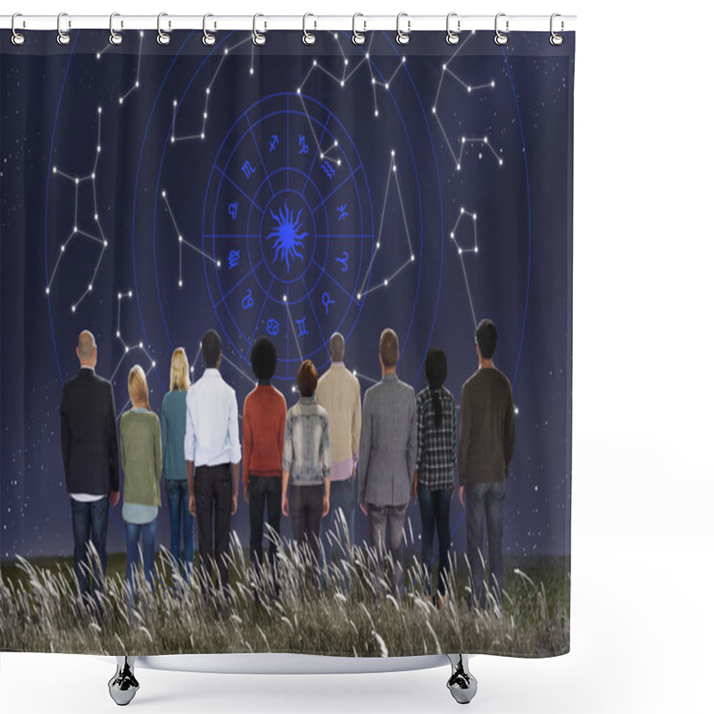 Personality  Group Of Diversity People Shower Curtains