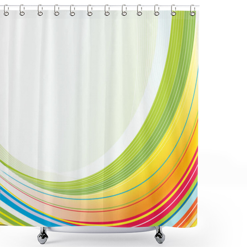 Personality  Abstract Background Shower Curtains