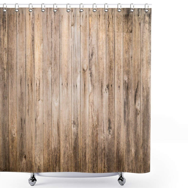 Personality  Wooden Planks Texture Background  Shower Curtains