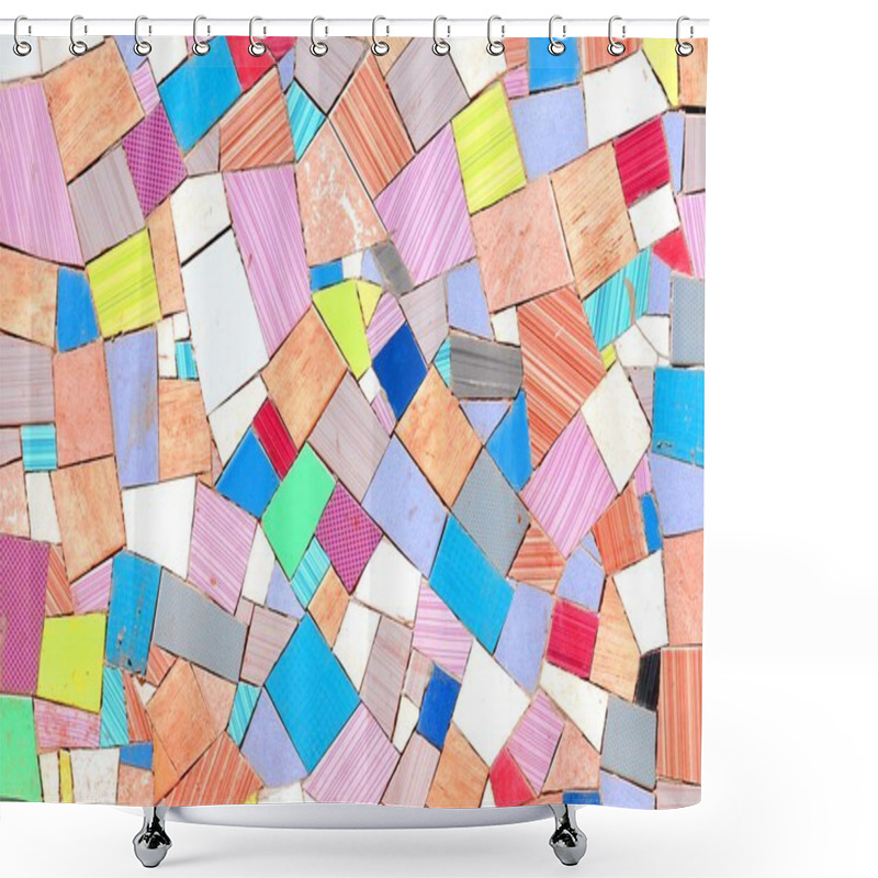 Personality  Mosaic Shower Curtains