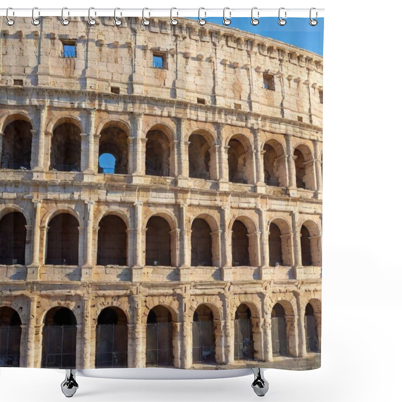 Personality  The Colosseum In Rome Italy   Shower Curtains