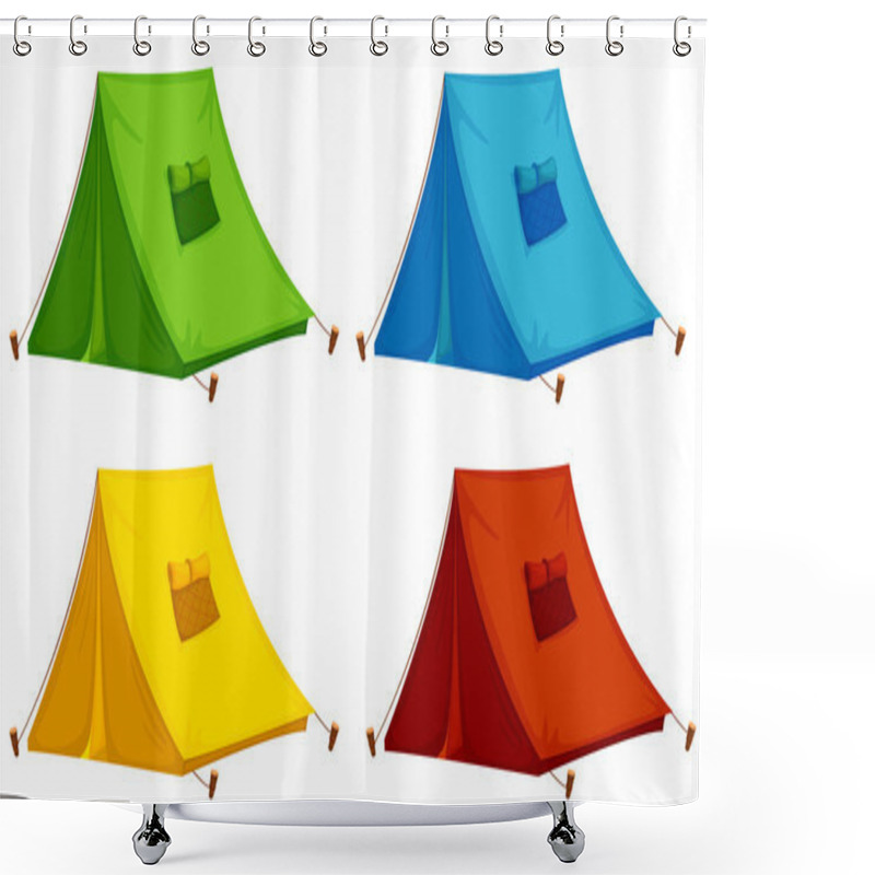 Personality  Tents Shower Curtains