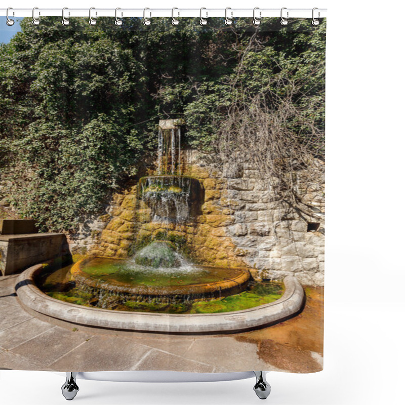 Personality  Beautiful Park On The Southern Coast Of Crimea Shower Curtains