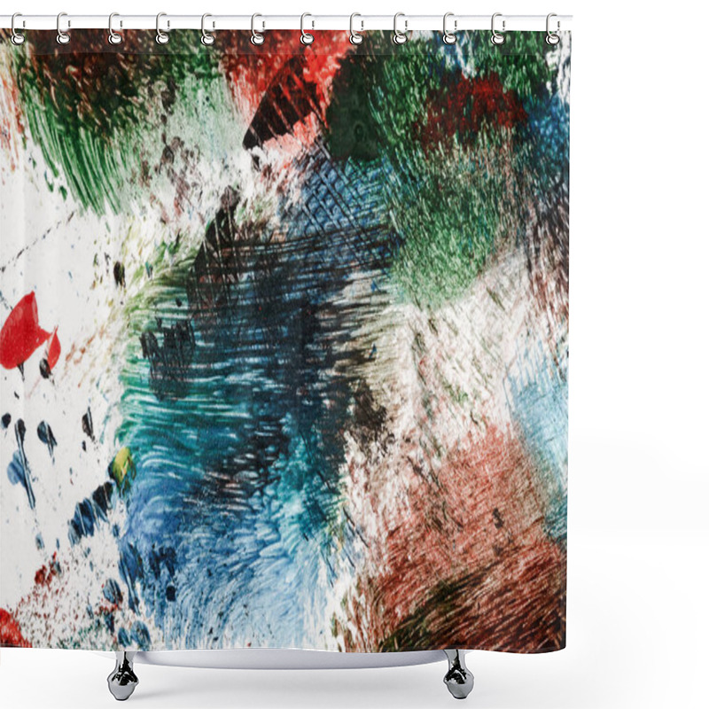 Personality  Abstract Acrylic Art Background Shower Curtains