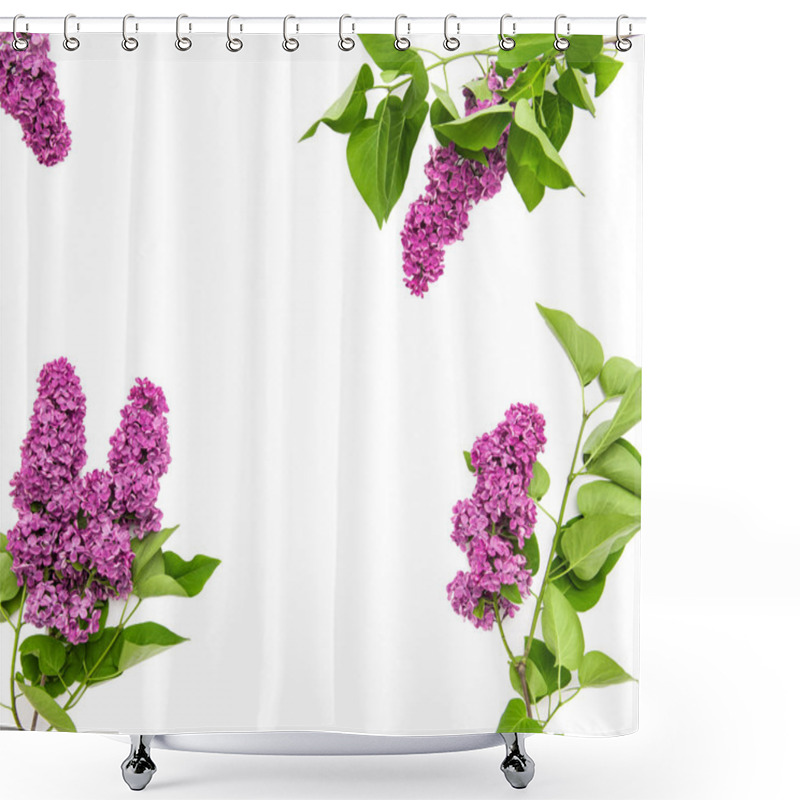 Personality  Lilac Flowers Bouquet.  Shower Curtains