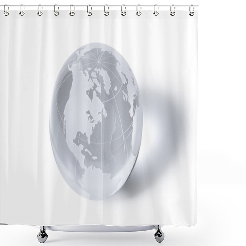 Personality  Glass Globe Shower Curtains