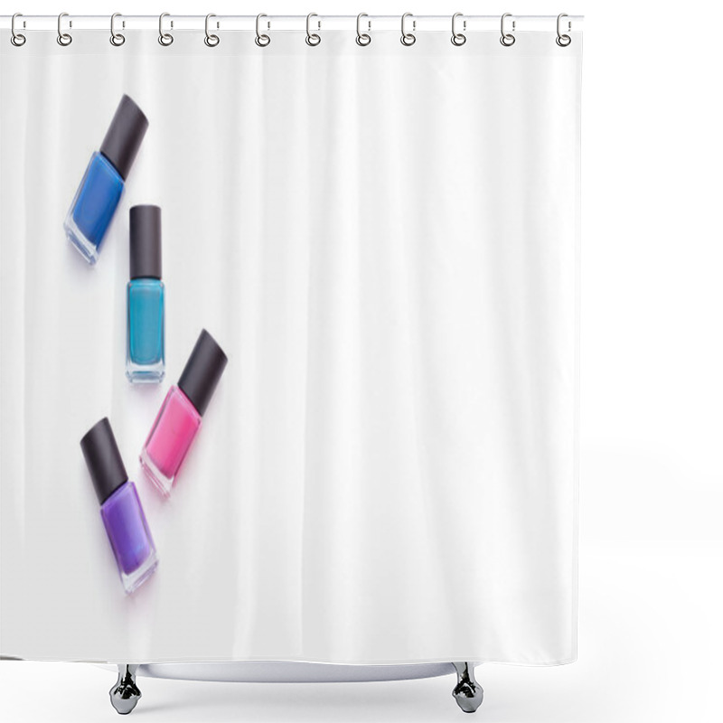 Personality  Beautiful Makeup For Advertising. Shower Curtains