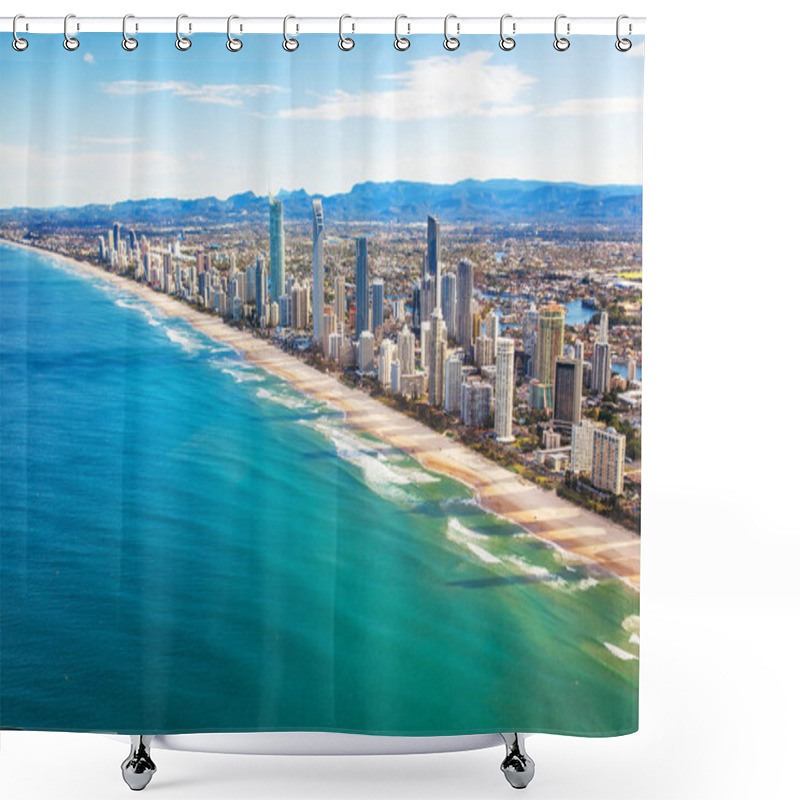 Personality  Surfers Paradise On Gold Coast Shower Curtains