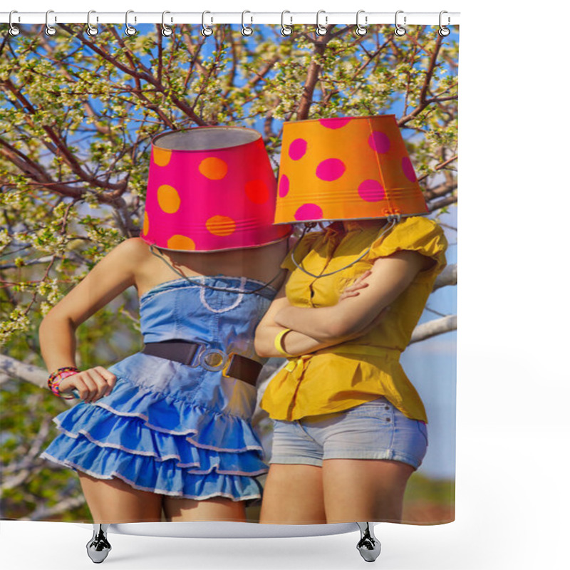 Personality  Crazy Girl Gardeners Shower Curtains