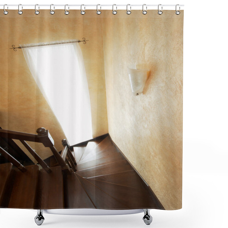 Personality  Beautiful Staircase Shower Curtains