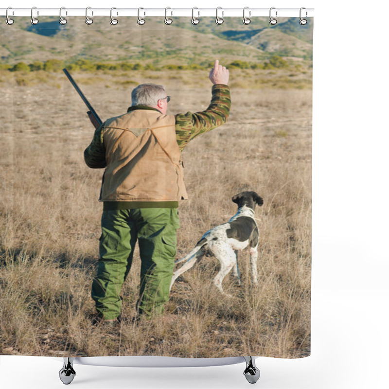 Personality  Hunter Shower Curtains