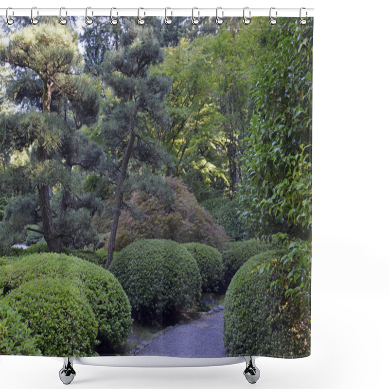 Personality  Japanese Garden Landscape Shower Curtains