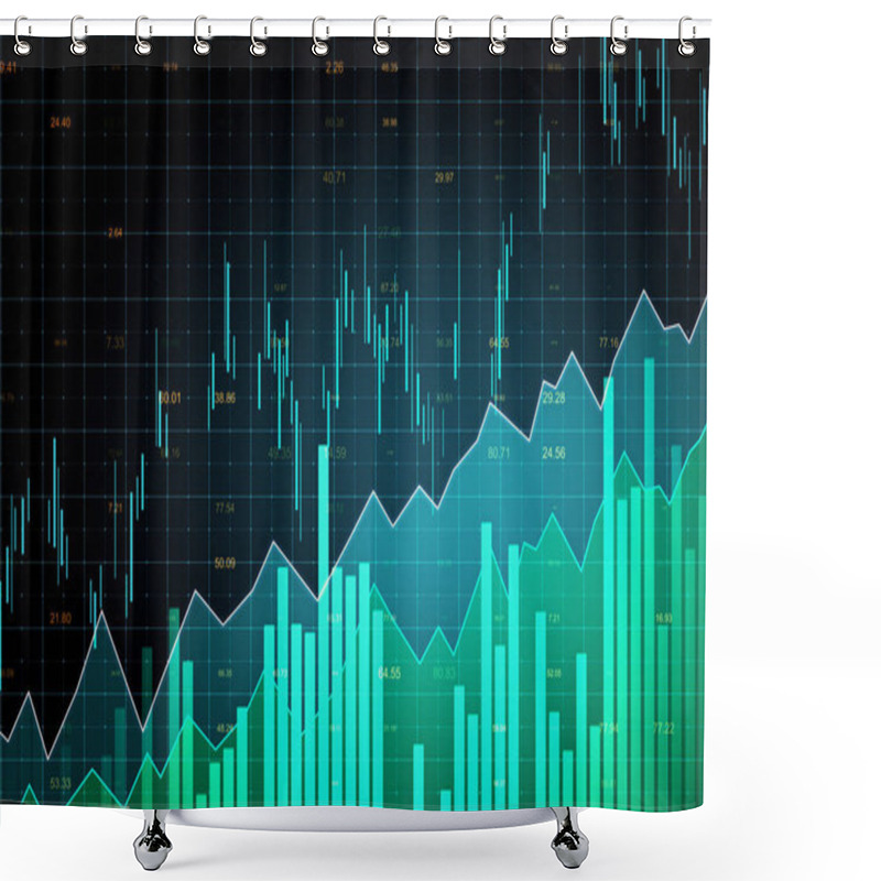 Personality  Invest And Stats Concept Shower Curtains