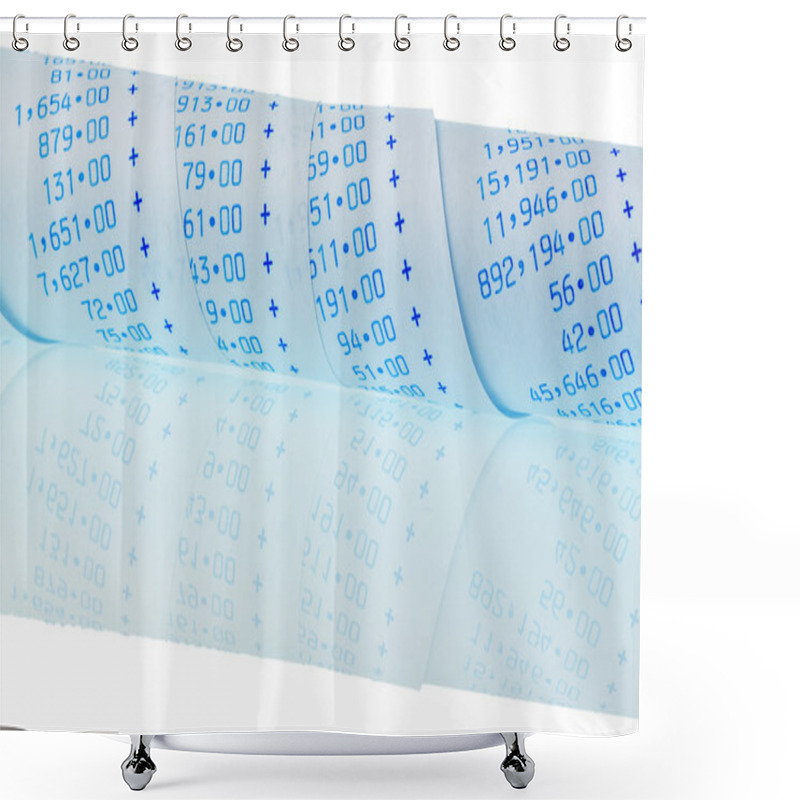 Personality  Arithmetic Strip Of Calculator Shower Curtains