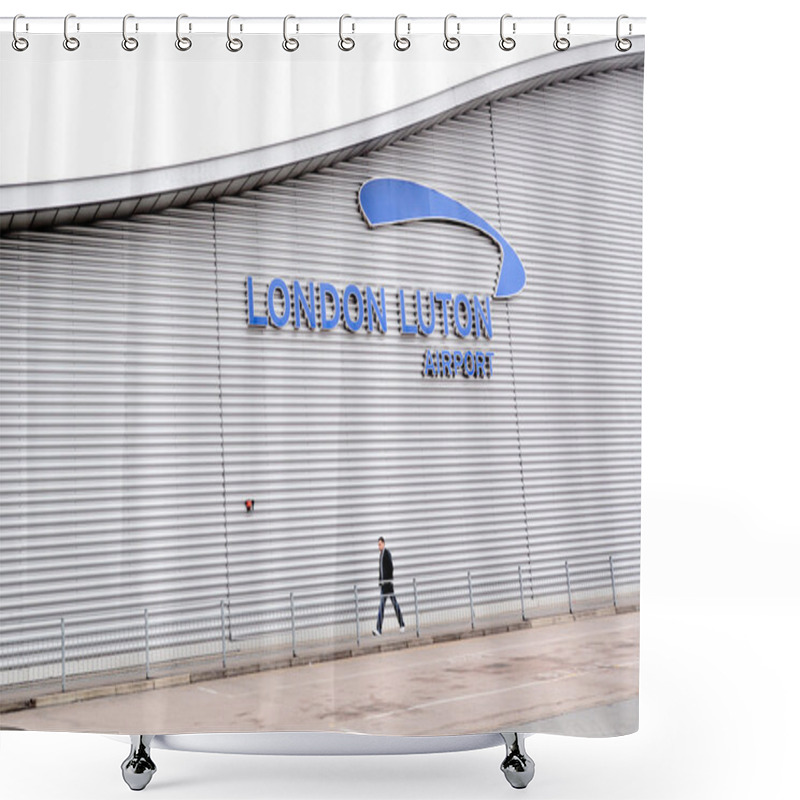 Personality  London Luton Airport Shower Curtains