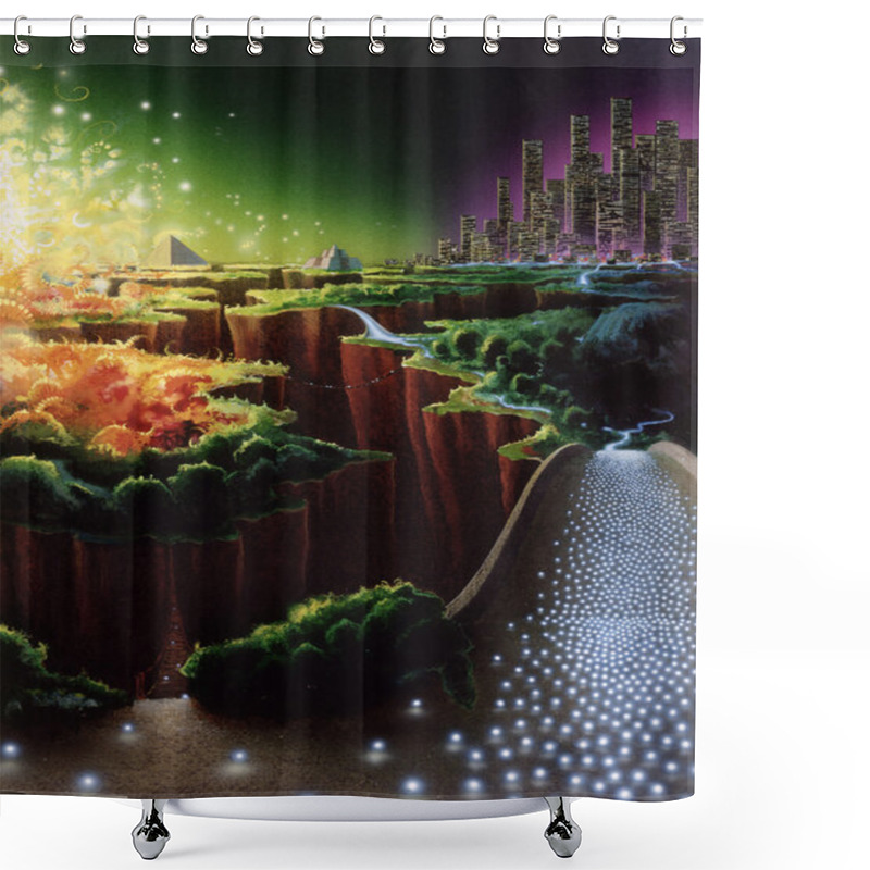 Personality  Evolution Of Civilization Shower Curtains