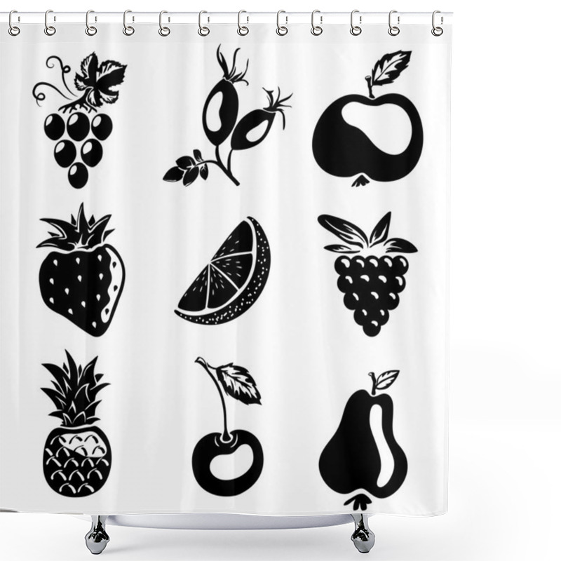 Personality  Sketch Style Silhouettes  Shower Curtains