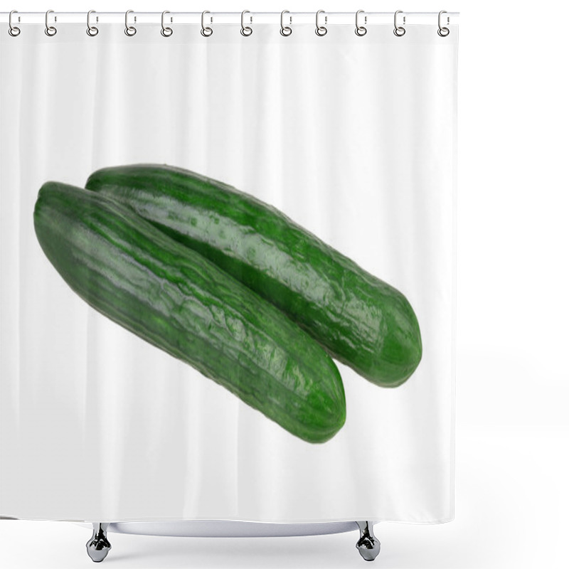 Personality  Cucumber Shower Curtains