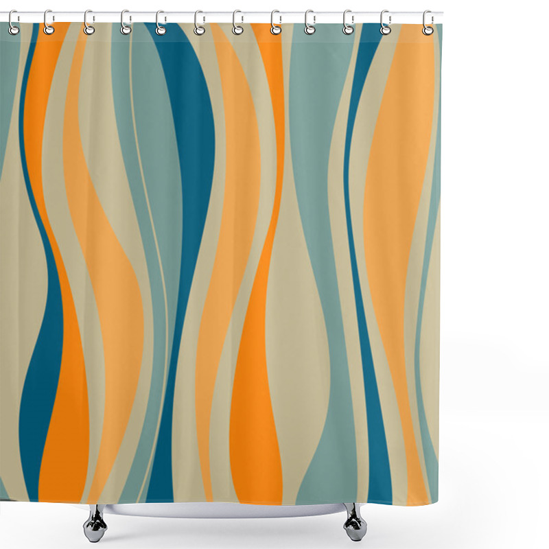 Personality  Retro Background Shower Curtains