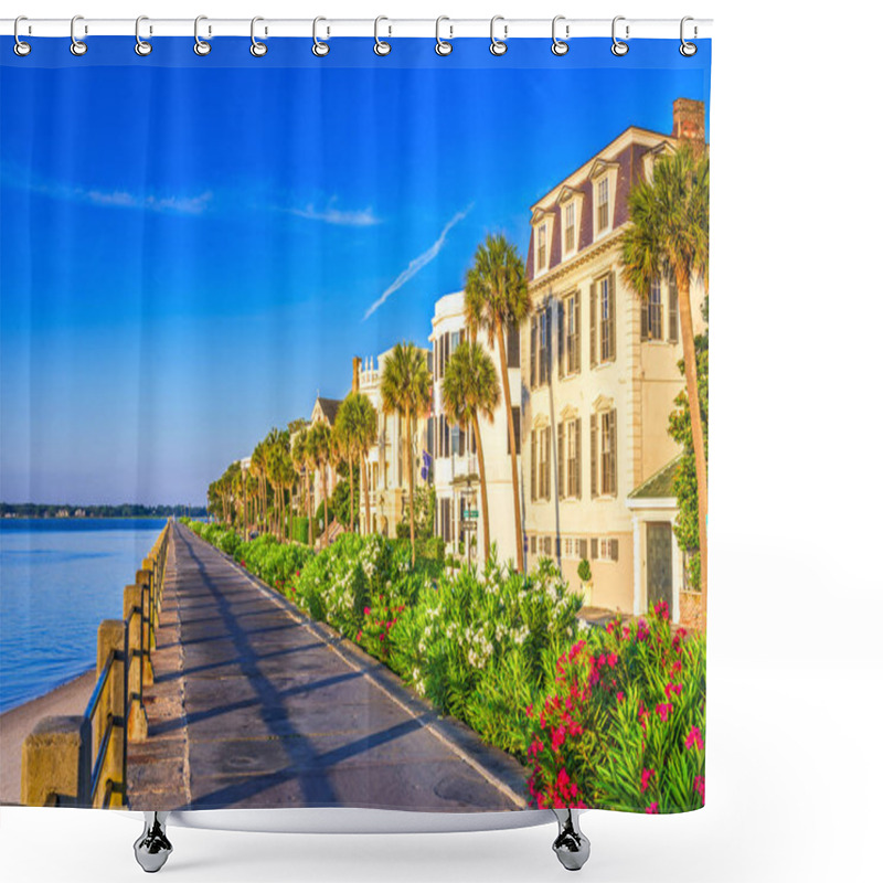 Personality  The Battery Charleston South Carolina Shower Curtains