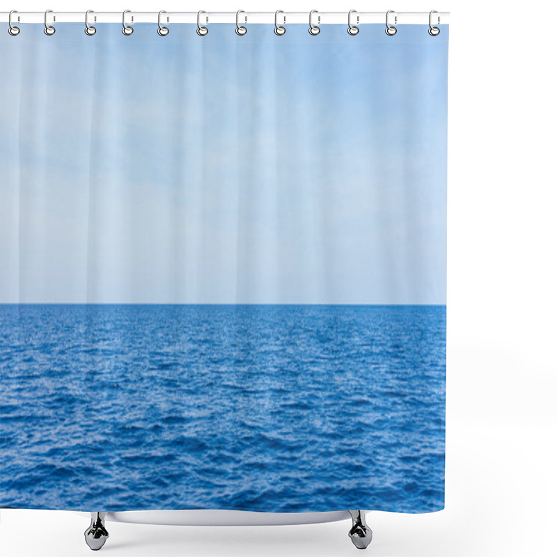 Personality  The Adriatic Sea View. Beautiful Image Shower Curtains