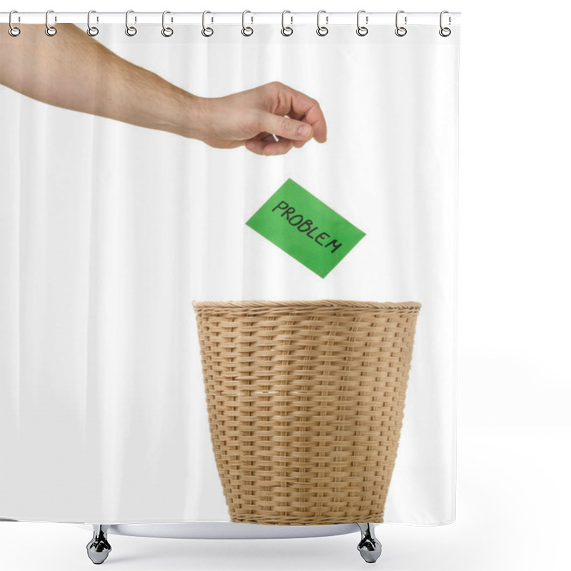 Personality  Throwing Away Problem Shower Curtains