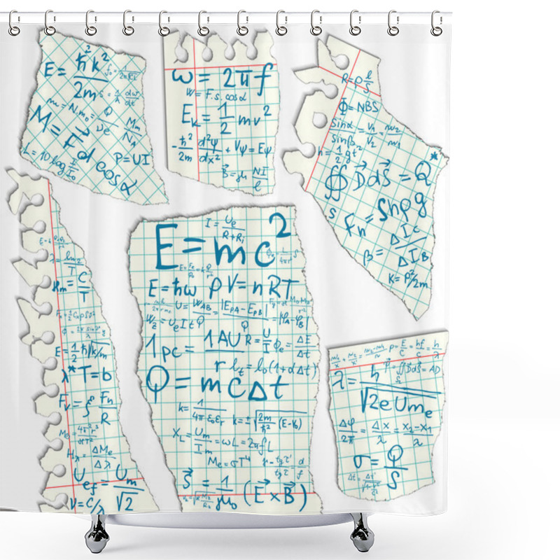 Personality  Physics Shower Curtains