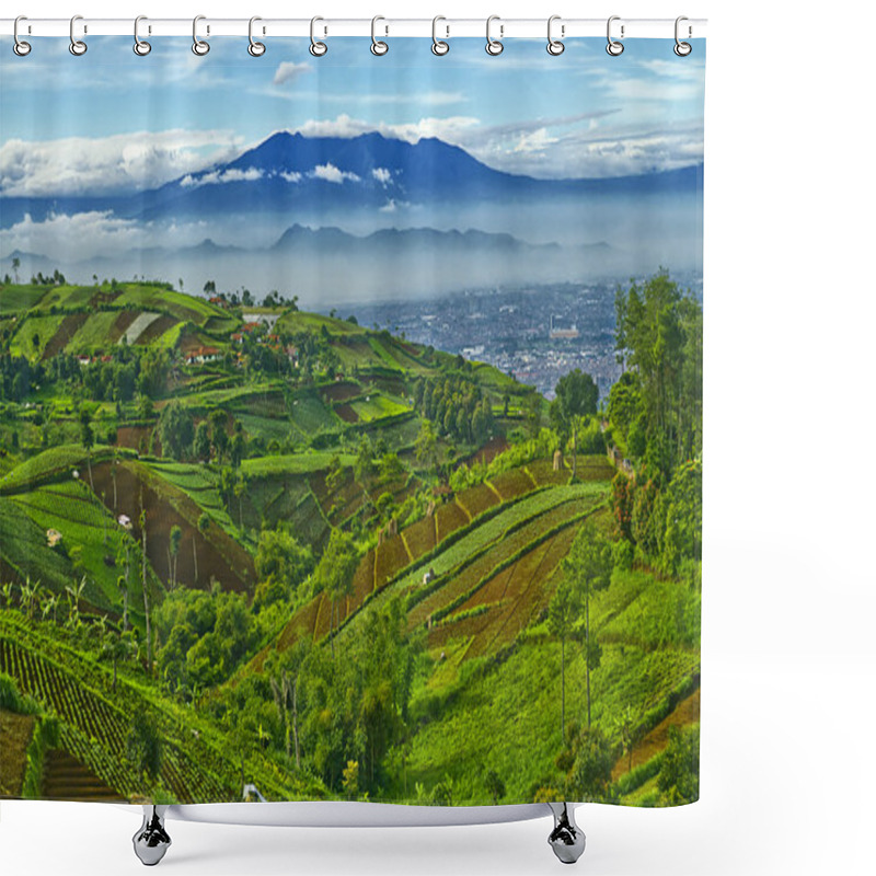 Personality  Beautiful Indonesian Landscapes Shower Curtains